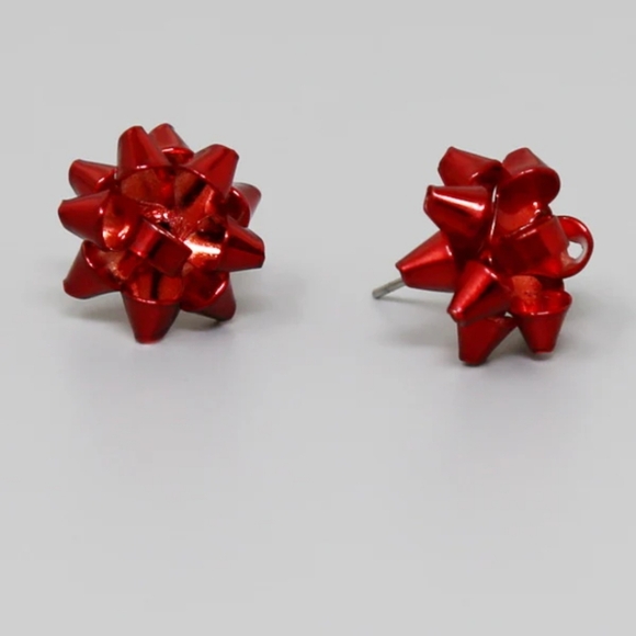 🎄2 pairs of xmas bow earrings - Picture 3 of 8